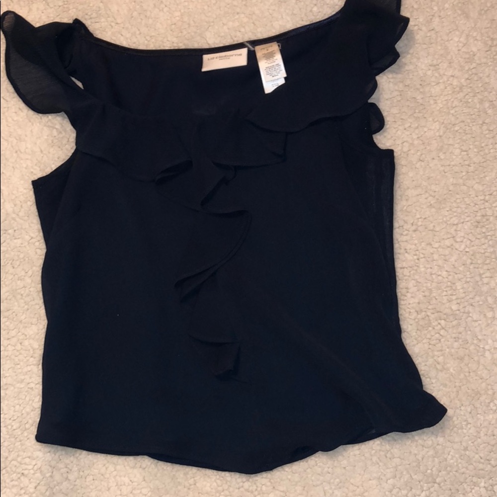 Navy blue blouse
